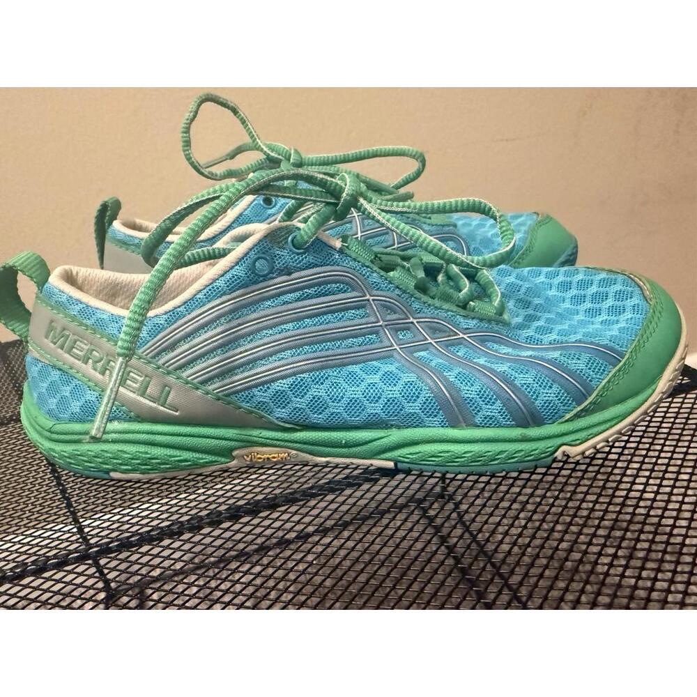 Merrell M Connect Series Vibram Shoes Women’s Size 6 Lightweight Blue/Green